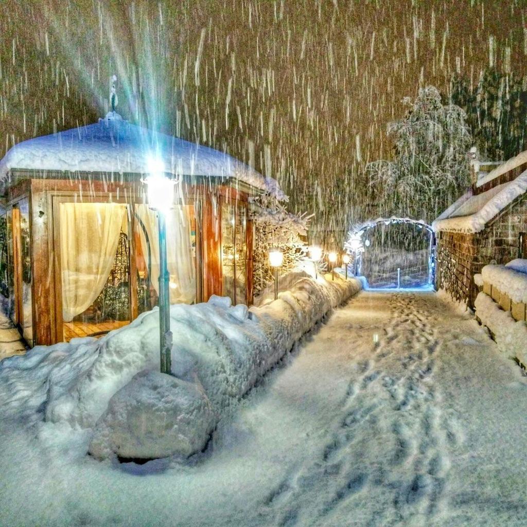פונטה די לניו Hotel Garni Sorriso מראה חיצוני תמונה